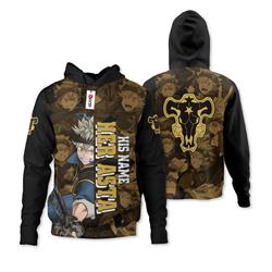 Black clover anime hoodie