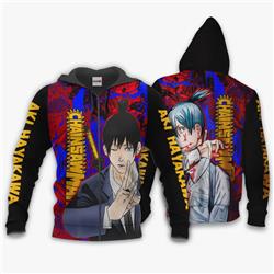 chainsaw man anime hoodie