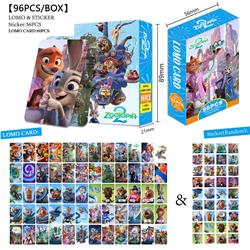 Zootopia anime lomo cards price for a set of 96 pcs