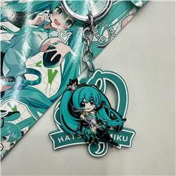 Hatsune Miku anime keychain
