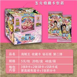 One Piece anime card 20pcs a set