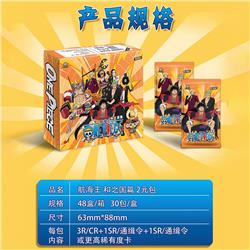 One Piece anime card 30pcs a set