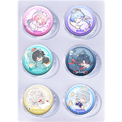 Honkai: Star Rail anime pin 6pcs a set 25mm