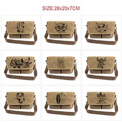 stitch anime shoulder bag