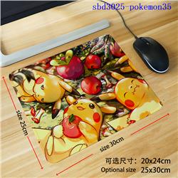 pokemon anime mouse pad 30*25*0.3cm