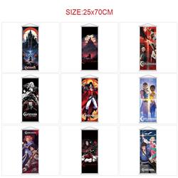 Castlevania anime wallscroll 25*70cm price for 5 pcs