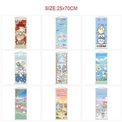 Chiikawa anime wallscroll 25*70cm price for 5 pcs
