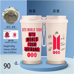 BTS anime coffee cup