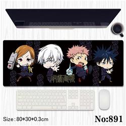 Jujutsu Kaisen anime mouse pad 80*30*0.3cm