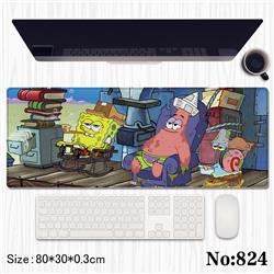 SpongBob anime mouse pad 80*30*0.3cm