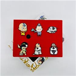 Avatar anime pin set