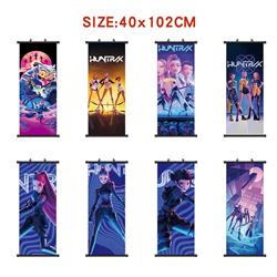 Kpop demon hunters anime wallscroll 40*120cm