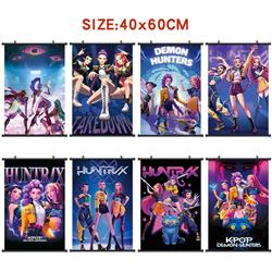 Kpop demon hunters anime wallscroll 40*60cm