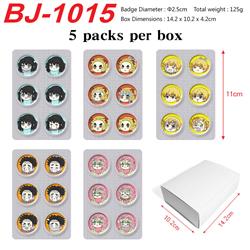 Demon slayer kimets anime pin set