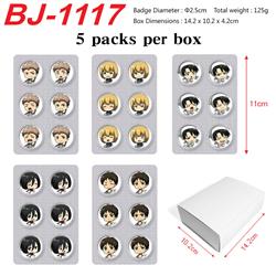 Attack on Titan anime pin set