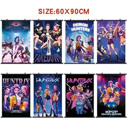 Kpop demon hunters anime wallscroll 60*90cm