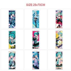 Hatsune Miku anime wallscroll 25*70cm price for 5 pcs