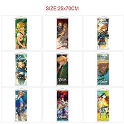 The Legend of Zelda anime wallscroll 25*70cm price for 5 pcs