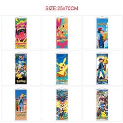 pokemon anime wallscroll 25*70cm price for 5 pcs