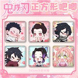 Demon slayer kimets anime pin 5cm