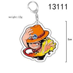 One Piece anime keychain