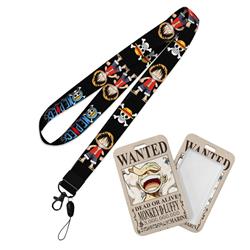 One Piece anime lanyard phonestrap 6pcs a set