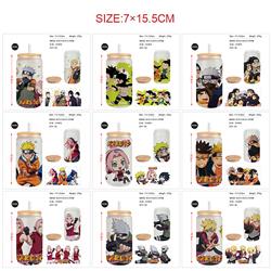 Naruto anime glass cup 450ml