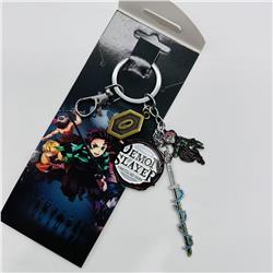 Demon slayer kimets anime keychain