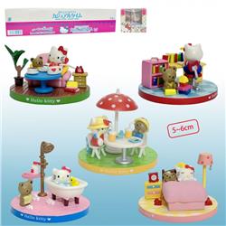 Hello kitty anime figure 5-6cm