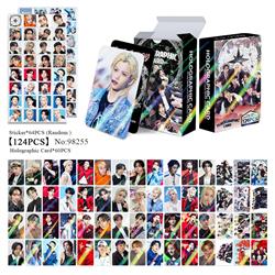 Straykids anime lomo cards price for a set of 124pcs