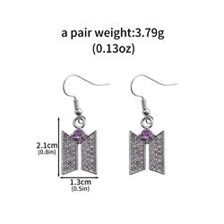 BTS anime earrings