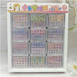 Capybara anime childrens nail stickers 36pcs a set