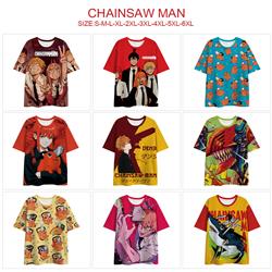 chainsaw man anime T-shirt