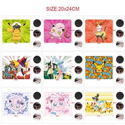 pokemon anime Mouse pad 20*24cm price for 5 pcs