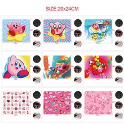 Kirby anime Mouse pad 20*24cm price for 5 pcs