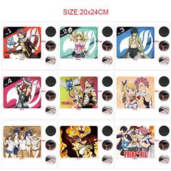 Fairy Tail anime Mouse pad 20*24cm price for 5 pcs