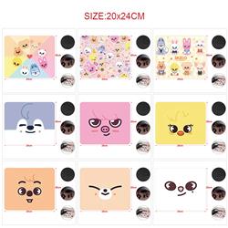 Straykids anime Mouse pad 20*24cm price for 5 pcs