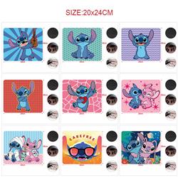 stitch anime Mouse pad 20*24cm price for 5 pcs
