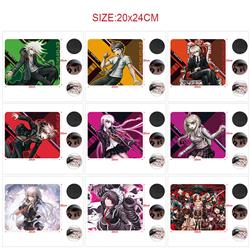 Danganronpa anime Mouse pad 20*24cm price for 5 pcs