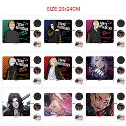 Tokyo Revengers anime Mouse pad 20*24cm price for 5 pcs