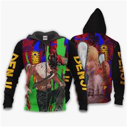 chainsaw man anime hoodie