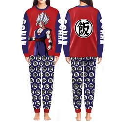 Dragon ball anime  hoodie set