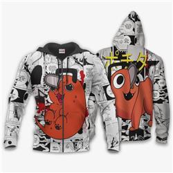 chainsaw man anime hoodie