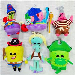 SpongBob anime  plush doll 21-37cm 12pcs a set