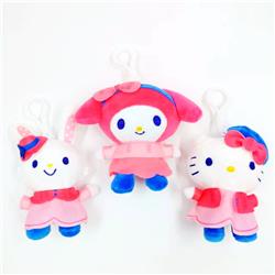 Kuromi anime plush doll 10cm 2pcs a set