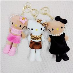 Hello kitty anime plush doll 10cm 3pcs a set