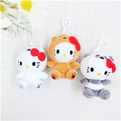 Hello kitty anime plush doll 10cm 3pcs a set