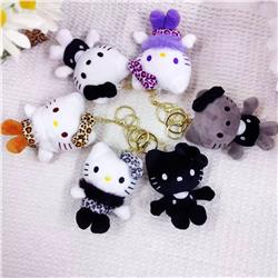 Hello kitty anime plush doll 10cm 6pcs a set