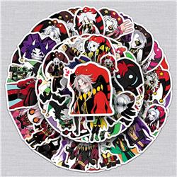 The Freak Circus anime waterproof stickers 50pcs a set