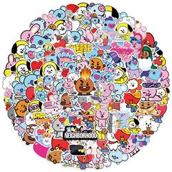 BTS anime stickers 61pcs a set